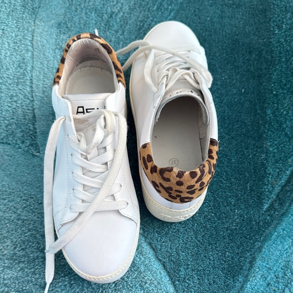 Ash leather Italian sneakers